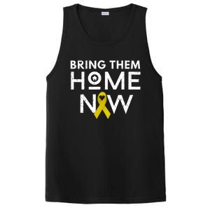 Bring Them Home Now Yellow Ribbon Heart PosiCharge Competitor Tank