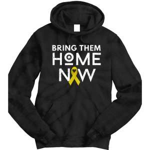 Bring Them Home Now Yellow Ribbon Heart Tie Dye Hoodie