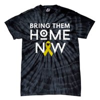 Bring Them Home Now Yellow Ribbon Heart Tie-Dye T-Shirt