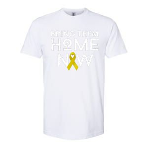 Bring Them Home Now Yellow Ribbon Heart Softstyle CVC T-Shirt