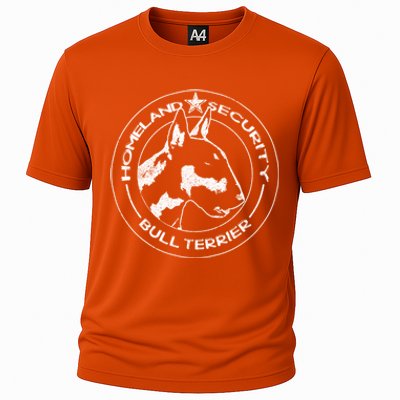 Bull Terrier Homeland Security Watchdog Guard Dog Security Gift Cooling Performance Crew T-Shirt