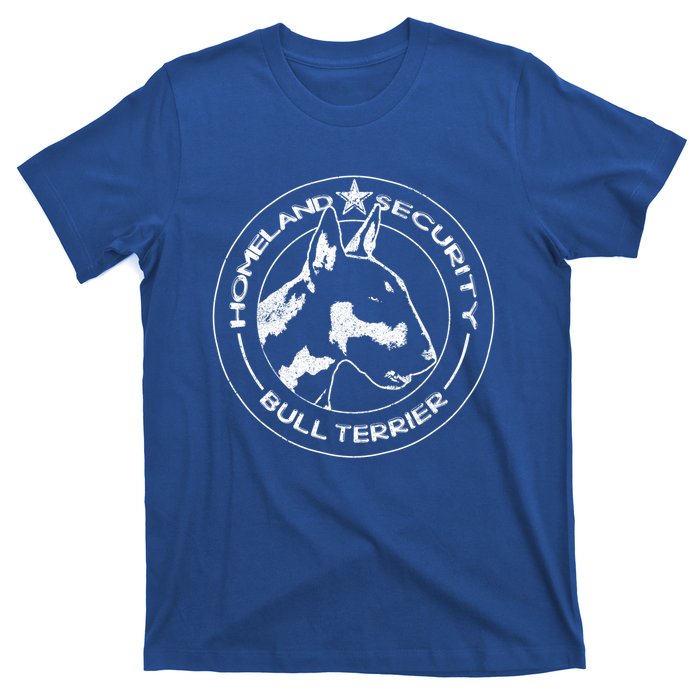 Bull Terrier Homeland Security Watchdog Guard Dog Security Gift T-Shirt