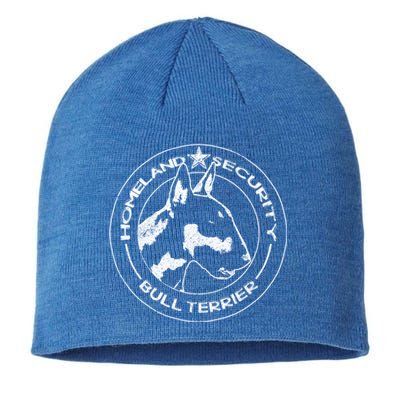 Bull Terrier Homeland Security Watchdog Guard Dog Security Gift Sustainable Beanie