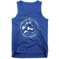 Bull Terrier Homeland Security Watchdog Guard Dog Security Gift Tank Top