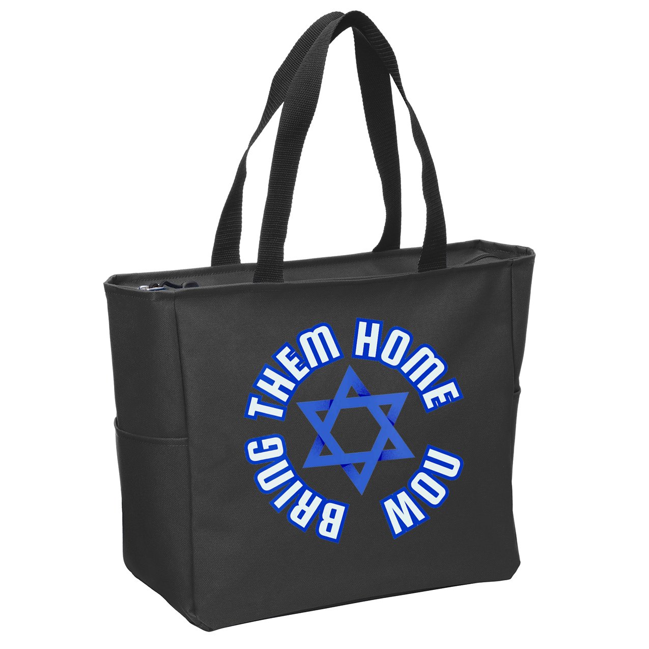 Bring Them Home Now! I Stand With Israel Support Israel Zip Tote Bag
