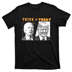 Biden Trump Halloween Trick Or Treat Funny Political T-Shirt