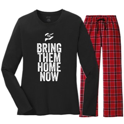 Bring Them Hone Now Women's Long Sleeve Flannel Pajama Set 