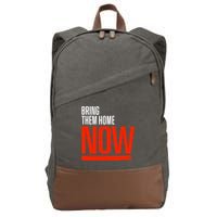 Bring Them Home Now Cotton Canvas Backpack