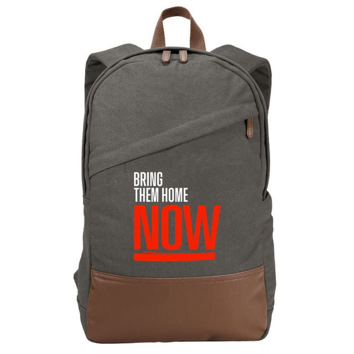 Bring Them Home Now Cotton Canvas Backpack