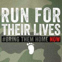 Bring Them Home Now Run For Their Lives Legacy Tie Dye Trucker Hat