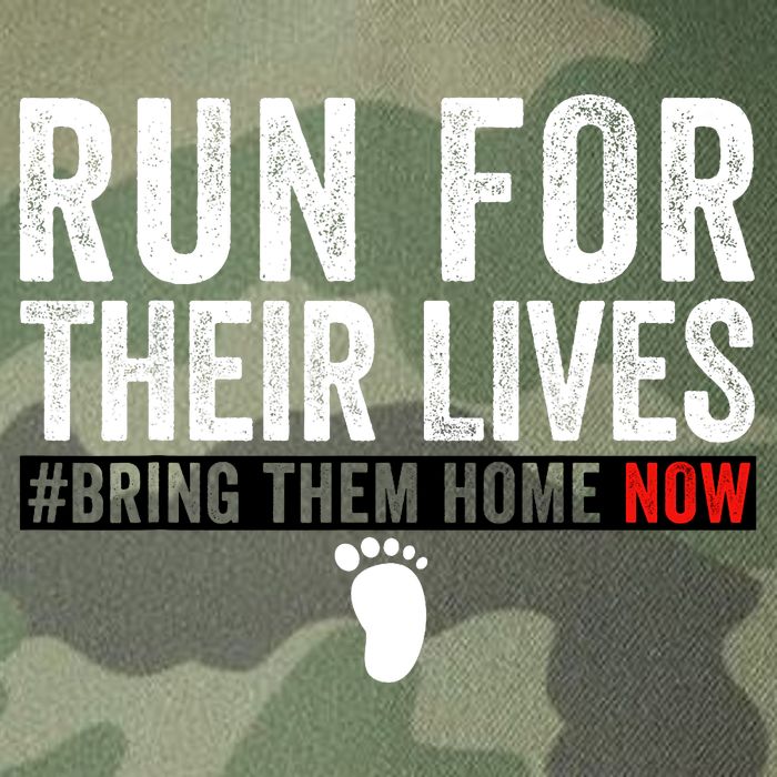 Bring Them Home Now Run For Their Lives Legacy Tie Dye Trucker Hat