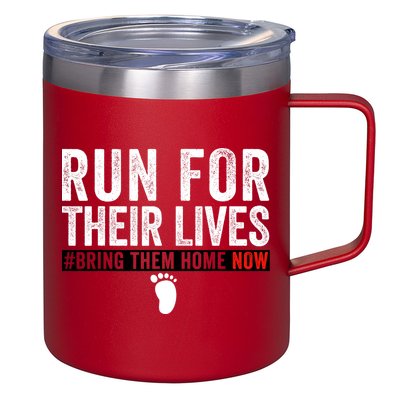 Bring Them Home Now Run For Their Lives 12oz Stainless Steel Coffee Mug