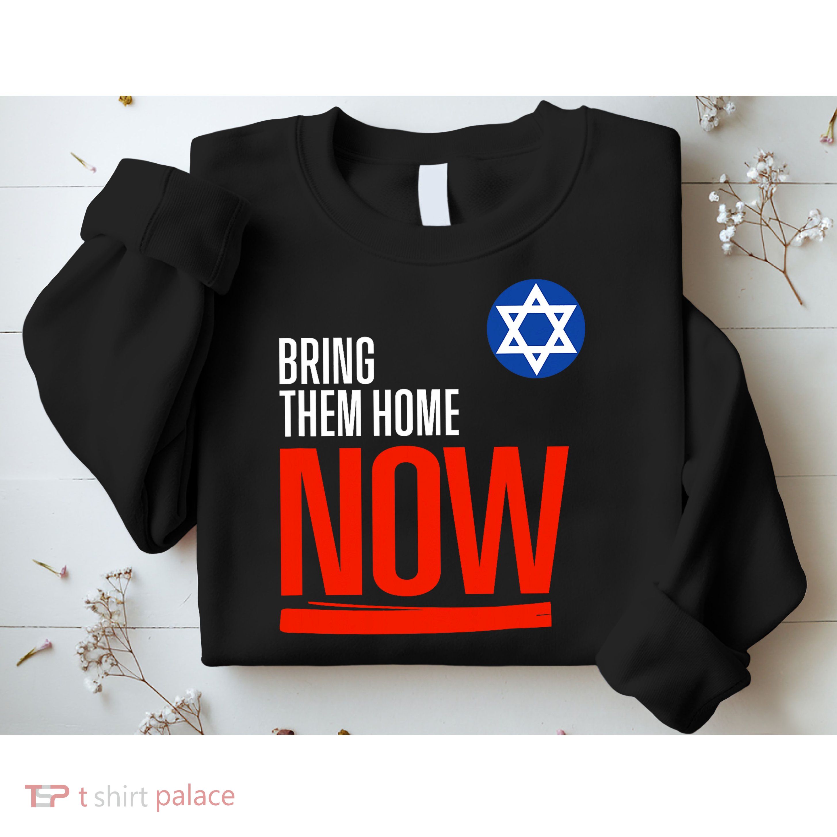 Bring Them Home Now! Stand With Israel Star Of David Sweatshirt