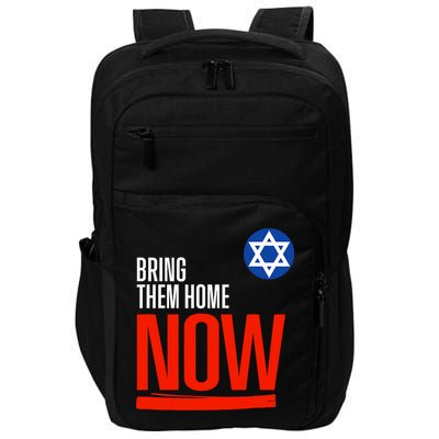 Bring Them Home Now! Stand With Israel Star Of David Impact Tech Backpack