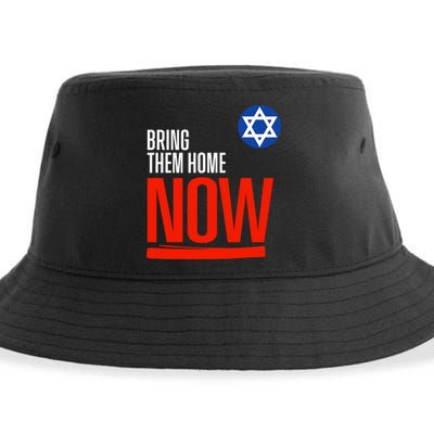 Bring Them Home Now! Stand With Israel Star Of David Sustainable Bucket Hat