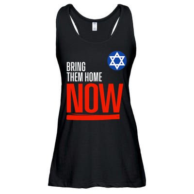 Bring Them Home Now! Stand With Israel Star Of David Ladies Essential Flowy Tank