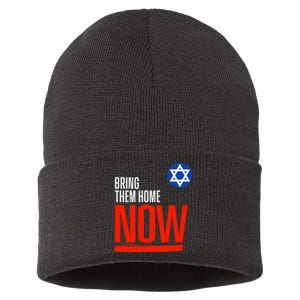 Bring Them Home Now! Stand With Israel Star Of David Sustainable Knit Beanie