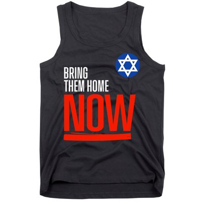 Bring Them Home Now! Stand With Israel Star Of David Tank Top