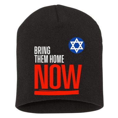 Bring Them Home Now! Stand With Israel Star Of David Short Acrylic Beanie