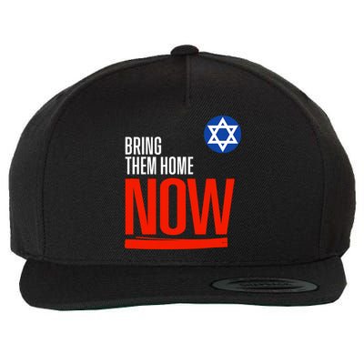 Bring Them Home Now! Stand With Israel Star Of David Wool Snapback Cap