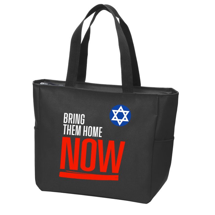 Bring Them Home Now! Stand With Israel Star Of David Zip Tote Bag