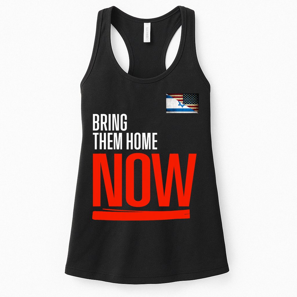 Bring Them Home Now! Stand With Israel Womens Tank Top