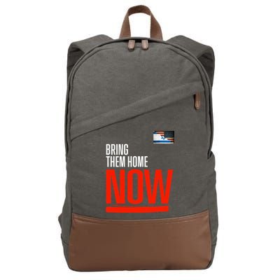 Bring Them Home Now! Stand With Israel Cotton Canvas Backpack