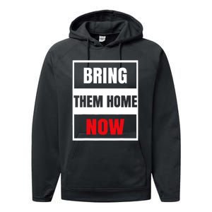 Bring Them Home Now Israel Performance Fleece Hoodie