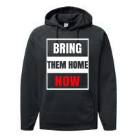 Bring Them Home Now Israel Performance Fleece Hoodie