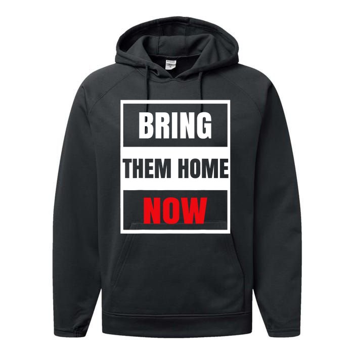 Bring Them Home Now Israel Performance Fleece Hoodie