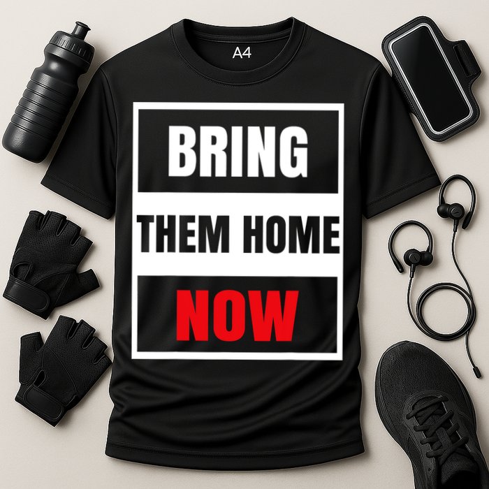 Bring Them Home Now Israel Cooling Performance Crew T-Shirt