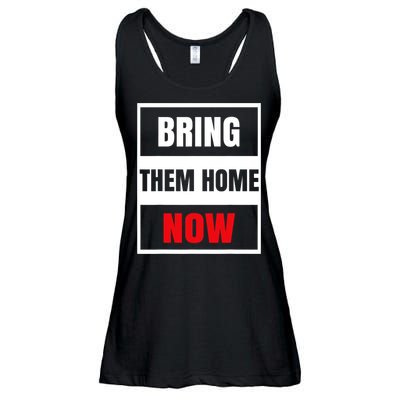 Bring Them Home Now Israel Ladies Essential Flowy Tank