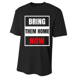 Bring Them Home Now Israel Performance Sprint T-Shirt