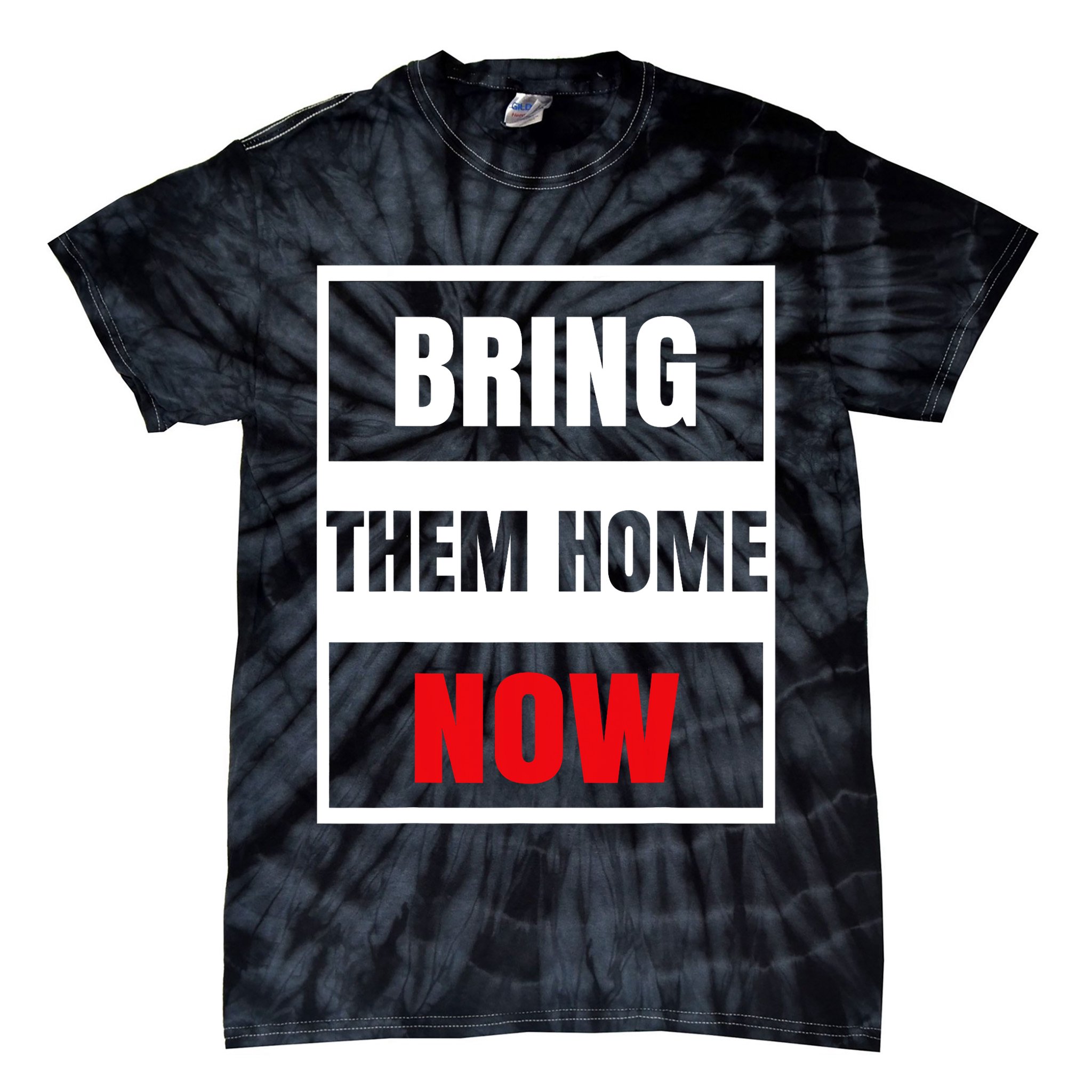 Bring Them Home Now Israel Tie-Dye T-Shirt
