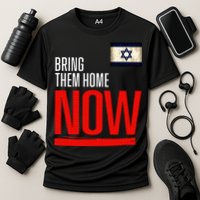 Bring Them Home Now! Stand With Israel Flag Cooling Performance Crew T-Shirt