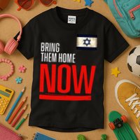 Bring Them Home Now! Stand With Israel Flag Kids T-Shirt