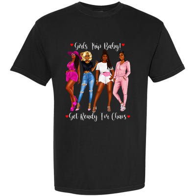 Black Trip Holidays With Friends African Diva Garment-Dyed Heavyweight T-Shirt