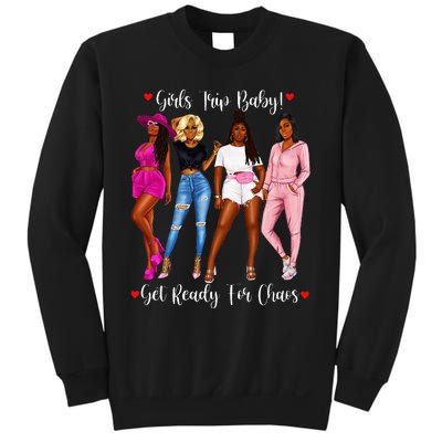 Black Trip Holidays With Friends African Diva Sweatshirt