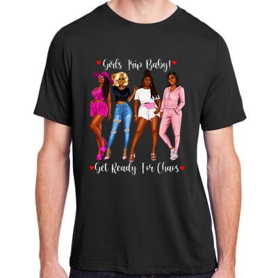 Black Trip Holidays With Friends African Diva Adult ChromaSoft Performance T-Shirt