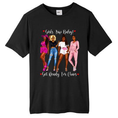 Black Trip Holidays With Friends African Diva Tall Fusion ChromaSoft Performance T-Shirt