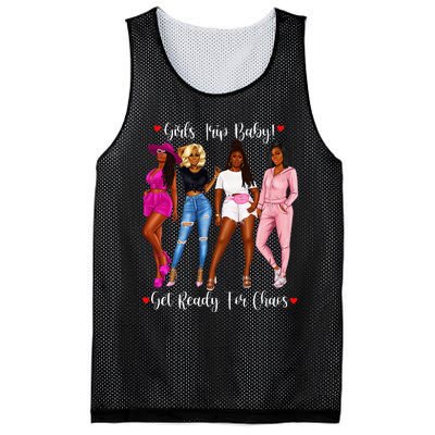 Black Trip Holidays With Friends African Diva Mesh Reversible Basketball Jersey Tank