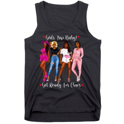 Black Trip Holidays With Friends African Diva Tank Top