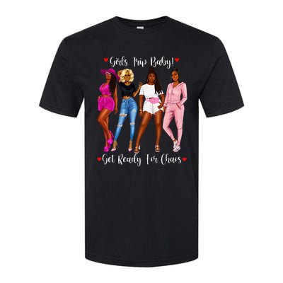 Black Trip Holidays With Friends African Diva Softstyle CVC T-Shirt