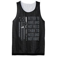 Better To Have And Not Need AR15 Gun USA Funny Pro Gun Mesh Reversible Basketball Jersey Tank