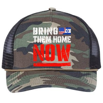 Bring Them Home Now Bring Them Back Retro Rope Trucker Hat Cap