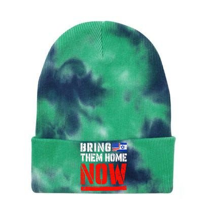 Bring Them Home Now Bring Them Back Tie Dye 12in Knit Beanie