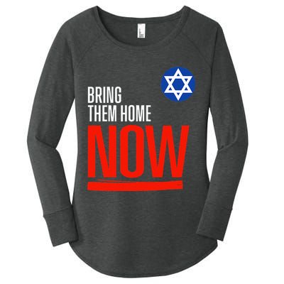 Bring Them Home Now! Stand With Israel Star of David Women's Perfect Tri Tunic Long Sleeve Shirt