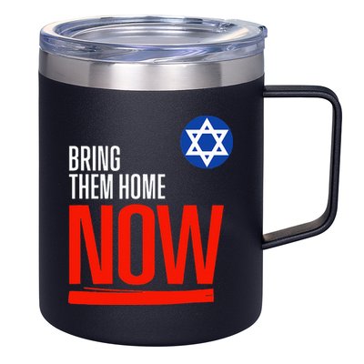 Bring Them Home Now! Stand With Israel Star of David 12oz Stainless Steel Coffee Mug