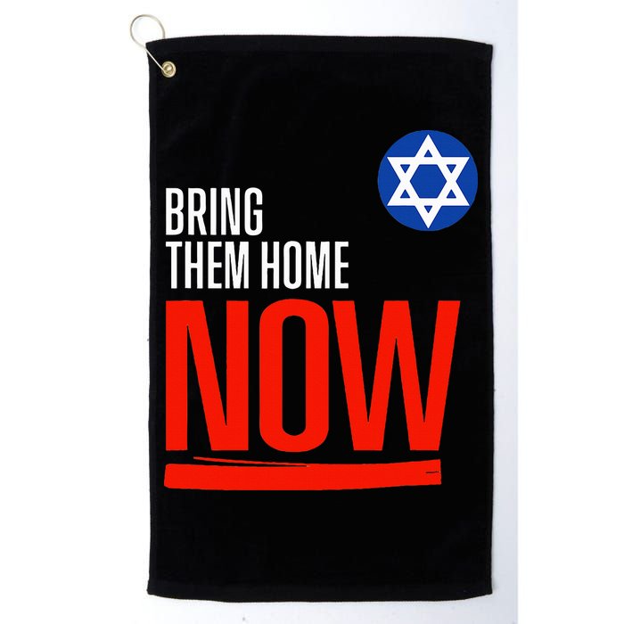 Bring Them Home Now! Stand With Israel Star of David Golf Towel