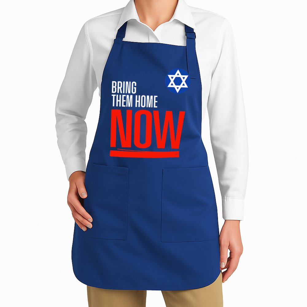 Bring Them Home Now! Stand With Israel Star of David Apron